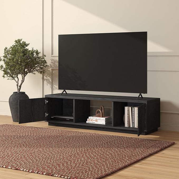 Henn&Hart Fluted TV Stand for TVs up to 65" - Image 5