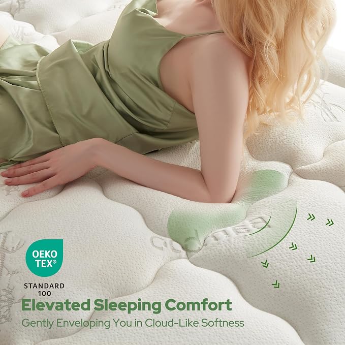 BEDLORE Twin Mattress Topper Viscose Derived from Bamboo, Thick Pillow Top - Image 2