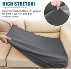 Water Repellent Couch Cushion Cover 3 Pieces Sofa Seat Cushion Covers, Stretch - Image 5