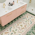 Boho Bathroom Runners by HazoHaus