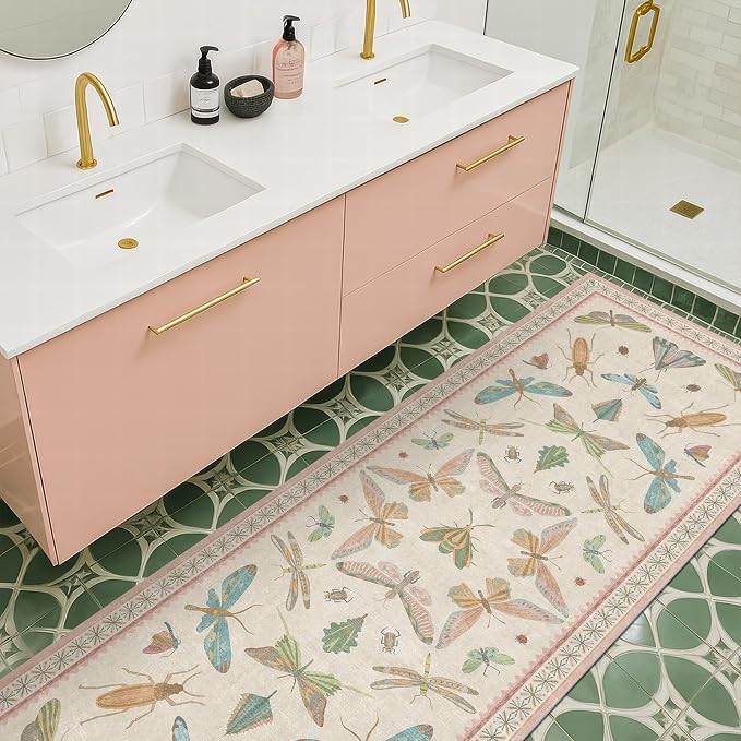 Boho Bathroom Runners by HazoHaus