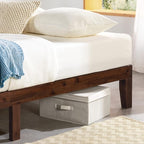 Mellow Naturalista Classic 12-Inch Solid Wood Platform Bed | Wooden Slats - Image 5