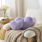 2PCS Throw Pillows Heart Pillow Home Decor Decorative Couch Pillows Bed Pillows - Image 2