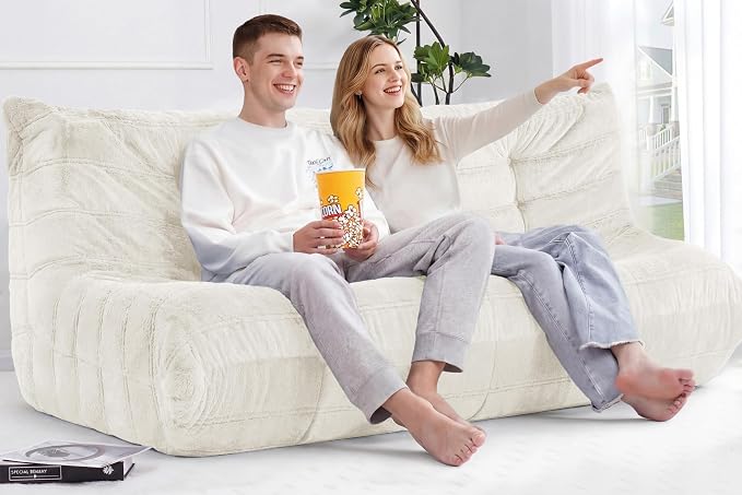 Bean Bag 3-Seater Chair Big Sofa Beanbag Chair - Image 8
