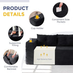 MAXYOYO 63" Boneless Loveseat Sofa Couch - Image 5