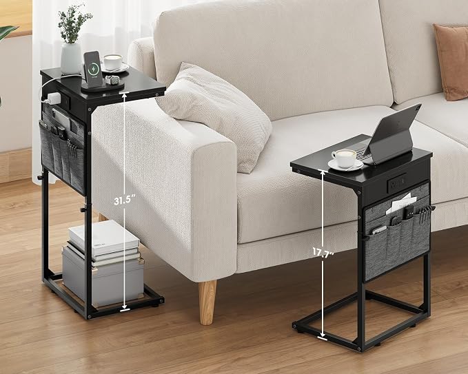 Vagusicc C-Shaped End Table Set of 2 - Image 2