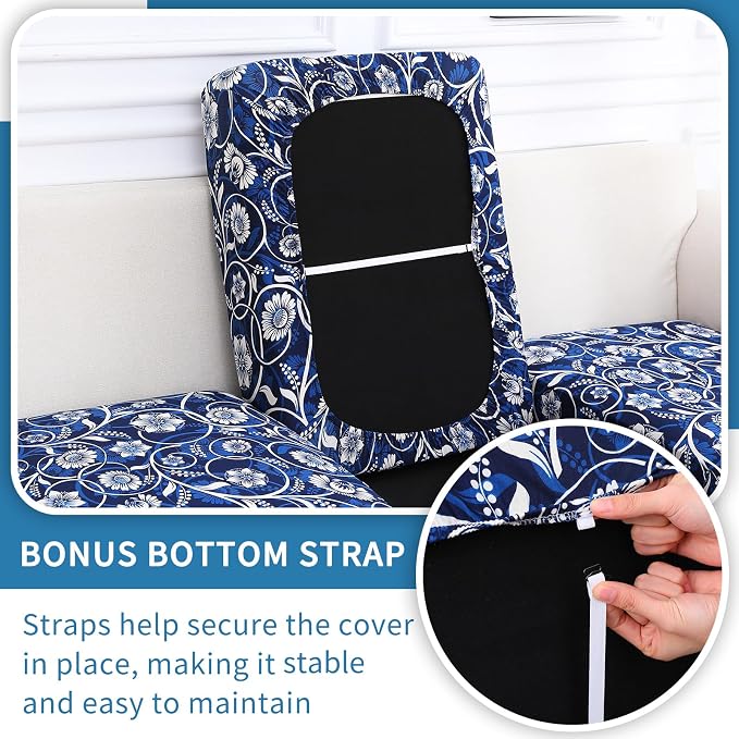 Printed Couch Cushion Covers, Sofa Covers Washable - Image 3