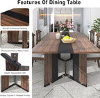 Hlivelood 70Inch Large Dining Table - Image 4