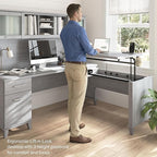 Bush Home 72-Inch L-Shaped Sit to Stand Desk - Image 4