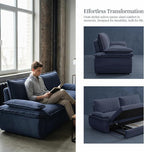 73.2" Sofa Bed Queen, 3-in-1 Pull Out Sofa Bed - Image 6