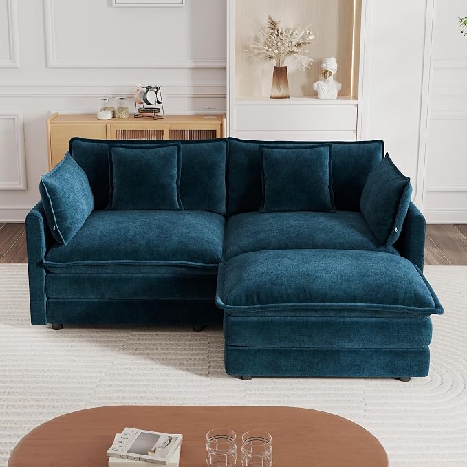 mikibama Modular Sectional Sofa, 76.4 Inch L Shaped Couch Set - Image 8