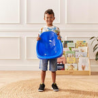 ECR4Kids Plastic Leaf Scoop Floor Rocker Seat, Classroom Furniture - Image 9