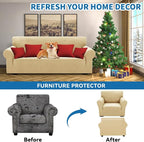 XINEAGE 2026 New Stretch Armchair Covers 1 Piece Chair Slipcovers Chair - Image 4