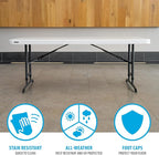 Lifetime 6-Foot Adjustable Height Nesting Table, Commercial - Image 7