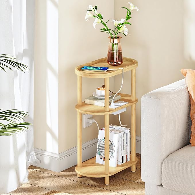 HOOBRO Small Narrow Side Table - Image 2