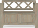 SIMPLIHOME Amherst Entryway Storage Bench - Image 6