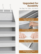 Criusia Over The Door Organizer, Heavy-Duty 6-Shelf Hanging Storage - Image 2