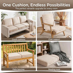 Codi Thick Replacement Couch Cushions 2 Sets, Upholstery Foam - Image 6