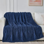 Navy Throw Blanket - Image 2