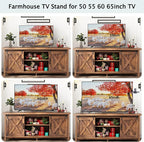 Farmhouse TV Stand for 55-65in TV - Image 5