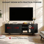 58" Mid Century Modern TV Stand - Image 4