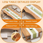 Rectangular Style Japanese Floor Table, Tatami Table, Vintage Tea Table Low - Image 4