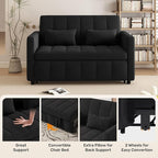 Nebuaegis Sleeper Sofa Bed, 3-in-1 Convertible Pull Out Couch - Image 7
