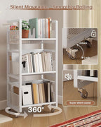 UMDONX Heavy-Duty Double-Sided Book Cart - Image 3
