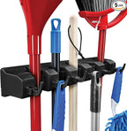 Mop and Broom Holder Wall Mount by HOMEIT