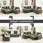 Ihanherry L-Shaped Sectional Sofa Bed - Image 8
