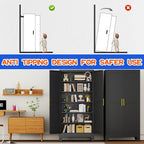 GAIOUS 75.2" Tall Metal Storage Cabinet - Image 6