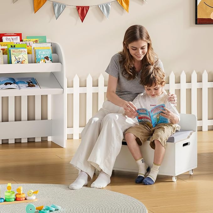ONBRILL Kids Bookshelf and Toy Storage Organizer - Image 5
