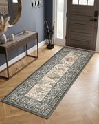 GarveeHome Grey Washable Kitchen Runner Rug: 2'6" x 8' Hallway Rug Non Slip - Image 2