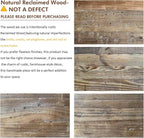 HOKYHOKY Reclaimed Solid Wood Bench-43.3" Farmhouse Entryway Bench - Image 3