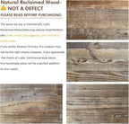 HOKYHOKY Reclaimed Solid Wood Console Table, 43.3" Farmhouse Entryway Table - Image 3