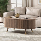 JOINICE 42.5" Oval Lift Top Coffee Table - Image 6