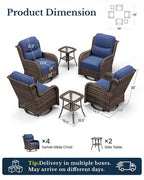 HILLGA 6-Piece Luxury Patio Furniture Set - Image 2