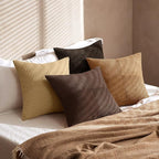 MIULEE Boho Decorative Throw Pillow Covers 18x18 Set of 4 Farmhouse Neutral - Image 4