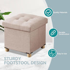 BRIAN & DANY Ottoman with Storage, Small Storage Ottoman - Image 5