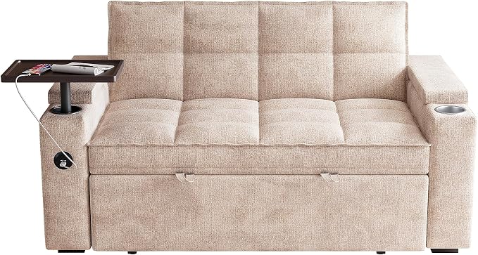 65'' 3-in-1 Convertible Sofa Bed - Image 9