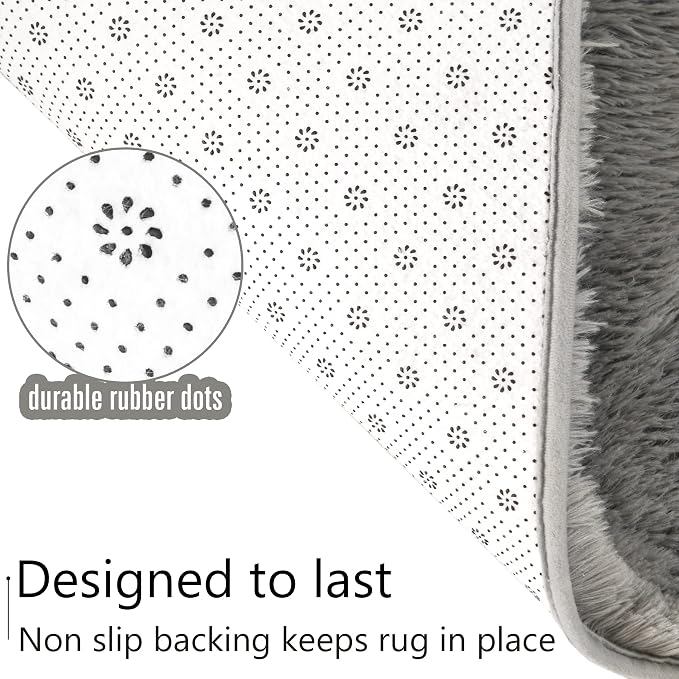 LOCHAS 2x4 Runner Rugs for Hallway, Fluffy Area Rugs for Bedroom - Image 6