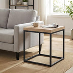 CENSI 18-Inch Natural Oak Accent End Table/Side Table - Image 6