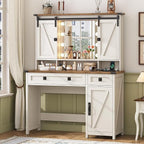 MSmask Farmhouse Vanity Desk by MSMASK
