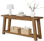 LITTLE TREE 70.9" Solid Wood Console Table - Image 3