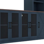 LUMISOL 4-Piece Entertainment Center Wall Unit - Image 8