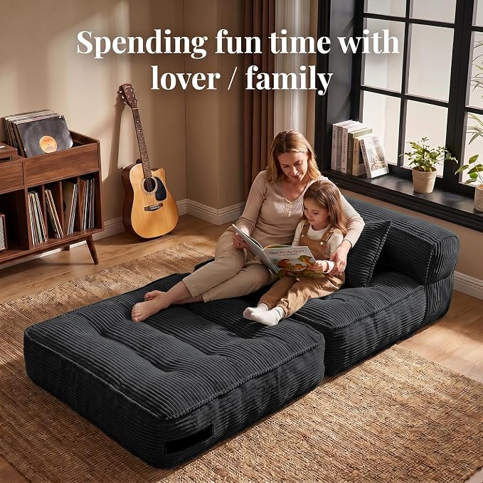 Folding Sofa Bed, Convertible Sleeper Chair - Image 6