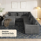 Oversized Modular Sectional Sofa - Image 5