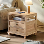 Joaxswe Farmhouse Nightstand Set of 2 - Image 6