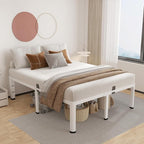 ROIL 14 Inch White California King Bed Frame - Image 3