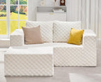 Hobestluk Modular Sectional Sofa Memory Foam Couch L Shape Sofa by YourHomeDeservesMore
